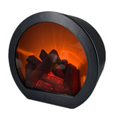 Woodwood fireplace wind lamp touch switch intelligent simulation of charcoal decoration (excluding batteries)