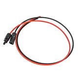 2m Extension Cables 2.5 Square Wire Cable with PV DC Connector Used in Solar Panel System IP68 1500V Rated Voltage