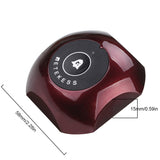 TD013 single key pager wireless call button available in black/orange/burgundy