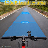 Bike Electronic Loud Horn ABS 120db Safety Electric IPX4 Speaker Alarm Ring Bicycle Handlebar Warning Bell