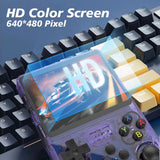 Open Source R36S Retro Handheld Game Console Linux System 3.5 Inch IPS Screen Portable Pocket Video Player R35S 64GB Games