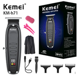 Kemei hair clipper KM-H71 Cross-border New Oil Head Carving Push Cutter LED LCD Digital Display USB Professional Electric