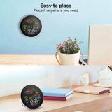 Tuya WIFI Station Table Clock Outdoor Indoor Temperature Tester Weather Forecast Thermometer Hygrometer