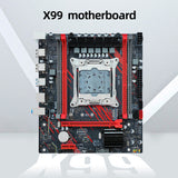 X99-P3 Desktop Motherboard Slot LGA2011-3 CPU PC Mainboard 4X 240Pin DDR3 DIMM Slots 1866MHz 128GB RAM Memory M.2 Port NVME/SATA