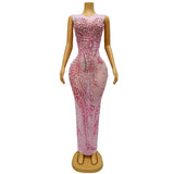 2024 New Hot Selling Skin Color First Love Skirt, Elegant and Luxury Sweet Party Evening Dress with Diamond Pattern