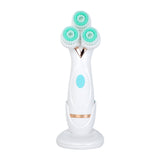 Multifunctional Electric Facial Cleansing Brush Silicone Rotating Face Brush Face Cleaner Exfoliation Massager Cleansing Machine