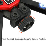BT-606 Mandrel Gun, Heavy Duty Rivet Nut Setter Tool Kit,Threaded Tool,Threaded Insert Hand Riveter M3-M8