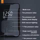Portable Pump 80W Car Tire Iator Air Compressor for Motorcycle Boat AUTO Tyre Balls Digital Display Iation Accessories