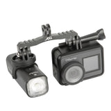 Bicycle Sports Camera Mount Holder Base Bike Front Light Bracket Adapter Aluminum Alloy Cycg Computer Stand for Garmin Gopro