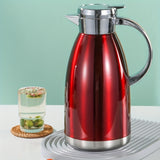 1PC 2.3L 304 Stainless Steel Thermal Pot Thermal Carafes Water Kettle European Style Home Insulation Kettle Vacuum Kettle