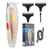 RESUXI LH-210 Professional Transparent Style Detail Trimmer with 1200mAh Battery Rechargeable Hair Clipper for Men