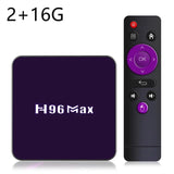 H96 MAX V12 Android 12 Smart TV Box RK3318 4G 64GB 4K 2.4G 5G Wifi BT4.0 Media player Google Play Global Set top box