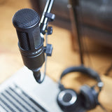 Audio AT2020 Cardioid Condenser Microphone 20-20000Hz Three Pin XLRM Male Microphone for Recording Anchor Karaoke MIC