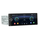 13" Car Stereo Single-Din GPS Navigation with 6.86 Inch Touchscreen, Carplay & Android Auto, Support WiFi/BT, RDS Radio & Mirror Link