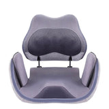 Massage capable folding buttoc kneading waist and heating massage airbag cushion by vibration