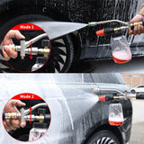 Foam Cannon Dual-Connector Accessory 1/4'' Quick Connect Double Tip Attachment for High Pressure Washer