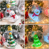 60cm Giant Luminous Christmas Balls With Lights Pvc Outdoor Xmas Iatable Ball Holiday Yard Lawn Porch Decor