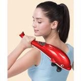 220V Dolphins massager sticks electric hammer hit back shoulder waist systemic multi-functional handheld vibration meter