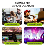 GAX-A4 Professional Portable Digital DJ Console with USB - Border Live Singing, 4 Channel Audio Mixer