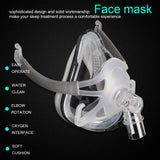 Full Face Mask Snoring And Sleep Therapy Connect Face Hose With Adjustable Headgear Clips