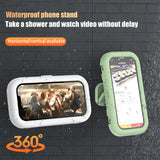 Rotatable Waterproof Shower Touch Sensitive Wall Mounted Phone Holder for Bathroom Kitchen