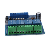 1 Piece Relay Module Board With Optocoupler Self-Locking Timing Relay DC 8V-36V 4 Channel Multi-Function