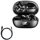 Bone Conduction Headphones TWS Wireless Headphones Bluetooth 5.3 Earphones Earclip Earbuds Sports HIFI Bass Headsets