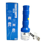 Flashlight Style Plastic Grass Grinder Type-C Charge Electric Mills Crank Spice Crusher for Grinding Tobacco Smoking Accessories