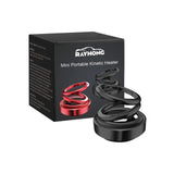 Portable Kinetic Air Aromatherapy Double Ring Rotating Solar Powered Car Perfume Diffuser Molecular Heater