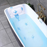 Full Body Tub Mat Luxurious Spa Bath Mattress Cushion With Headrest Pillow
