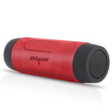 ZEALOT S1 Outdoor BT Speakers Portable Sound Box IPX5 Waterproof LED Flashlight SOS with Microphone
