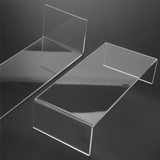 Pack Clear Risers, 5 Sizes Acrylic Jewelry Riser Shelf Showcase Fixtures for Cake, Display