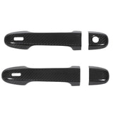 Exterior Door Handle Decoration Trim Anti Aging Wear Resistant Outer Door Handle Cover Scratch Proof Carbon Fiber for Car