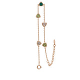 Natural Green Gem Bracelet Girl