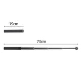 Telescc Extension Rod Max. Length 73cm Aluminum Alloy Pole with 1/4 Inch Screw for Gimbal Stabilizer zhiyun Feiyu