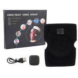 Electric Heated Knee Brace Promote Blood Circulation 3 Adjustable Heat Settings Knee Heating Pad for Pain Relief for Massaging