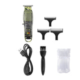 Kemei km-1928 Lcd Smart Digital Display Elegant Design Waterproof Men's Electric Shaver Hair Clipper