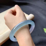 Women's Jade Jade Bracelet Ice-like Floating Flowers Jade Violet Bracelet