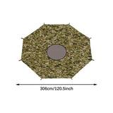 Sunshade Trampoe Top Cover Rainprooccessories Waterproof Sturdy Awning for Outdoor Backyard Playground