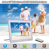 Andoer 12" Wide Screen Picture Digital Album 1280*800 Electronic Photo Frame with Remote Control Multiple Function