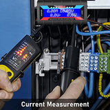 2 Piece 200A Power Analyzer Watt Meter With LCD Backlight Battery Consumption Performance Monitor Black For RC, Battery, Solar