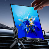 Car Vent Air Outlet Mount Double Coil Design Navigation Bracket For Straight Screen Mobile Phone