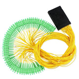 PLC ABS Box optical single mode with SC APC connector for FTTH 1x64 Fiber optic splitter box Free shipping