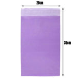 100Pcs Purple Courier Mailer Bags Packaging Poly Package Plastic Self-Adhesive Express Bag Envelope Postal Pouch Maig