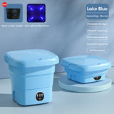 Portable Washing Machine - 4.5L, Mini Dehydratable For Dormitory, Student, Travel