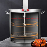 Automatic Hot Pot Bottom Stir-Frying hine Commercial Wok Mixer Bean Sauce Chili Oil Stir Fry Boig Pan