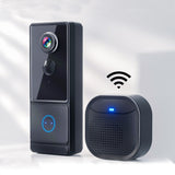 Wireless Video Doorbell Camera with Chime Ringer - Smart AI Human Detection, 2.4G WiFi, 2-Way Audio, 1080P HD, Night Vision