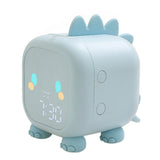 Kids Digital Alarm Clock Night Lights Sleep Trainier 2 Alarms 6 Ringtones Time Temperature Display Sound Control Snoozing Gifts