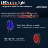 Regrowth Multi-functional Led Red Light Therapy Growth Oil Serum Comb Hair Loss Vibration Scalp Care Massage Device