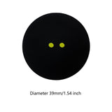 3Pcs Double Yellow Dot Lightweight Gear Training for Club Games Squash Racket Balls Compeon Sports